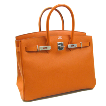 HERMES エルメス バーキン35 スーパーコピー オレンジ ヴォーエプソン Birkin 025